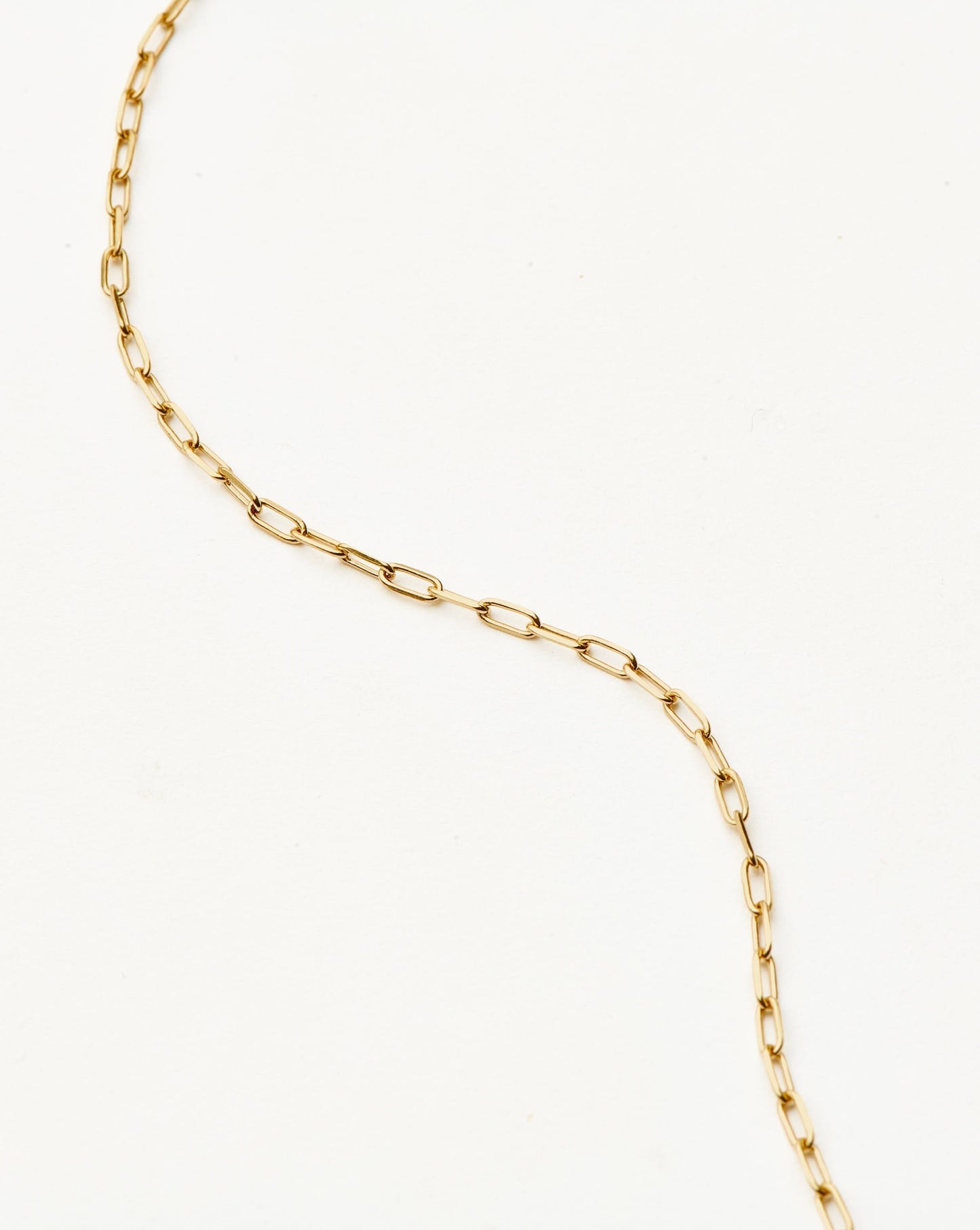Fine Classic Paperclip Chain Necklace | 14ct Solid Gold