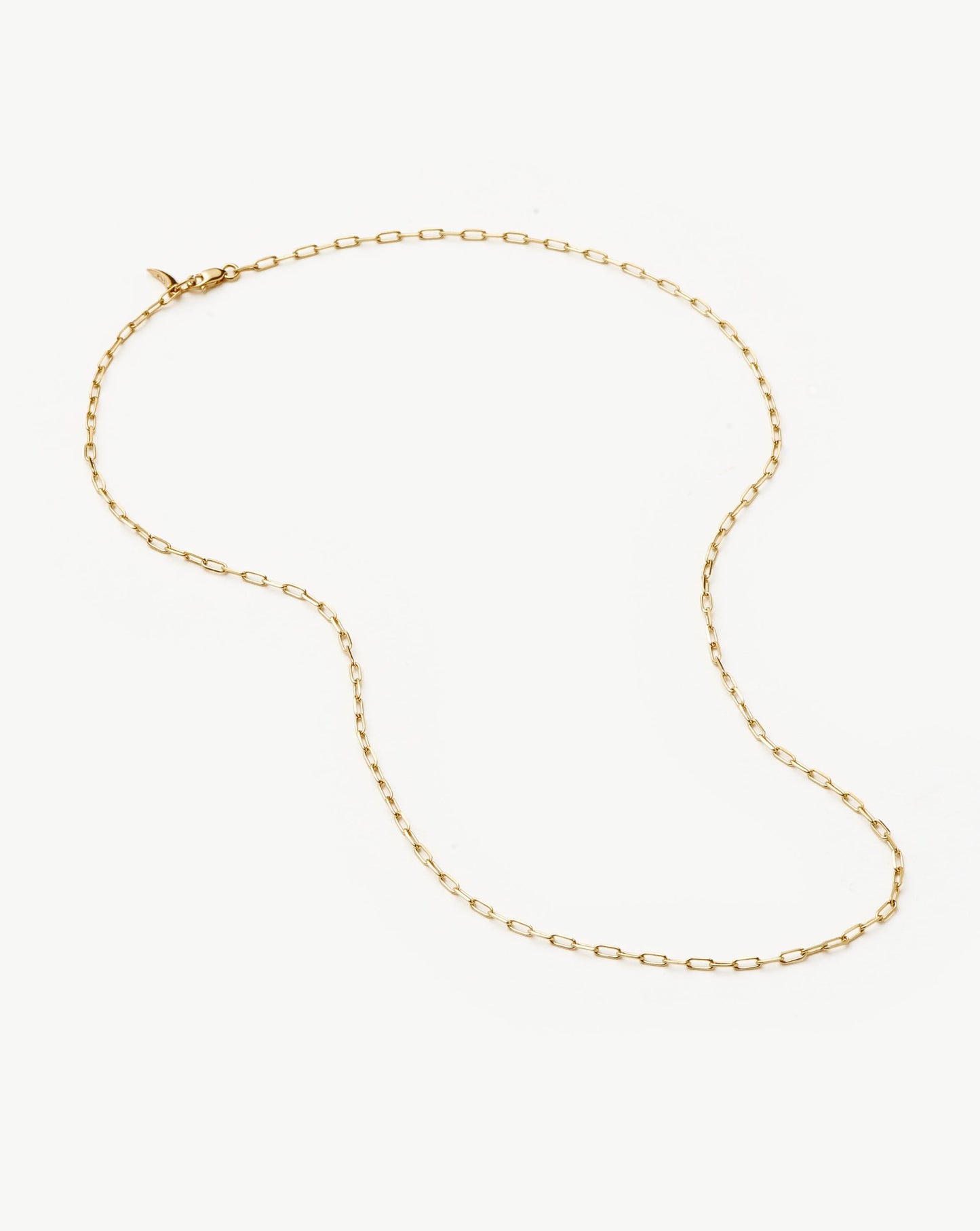 Fine Classic Paperclip Chain Necklace | 14ct Solid Gold
