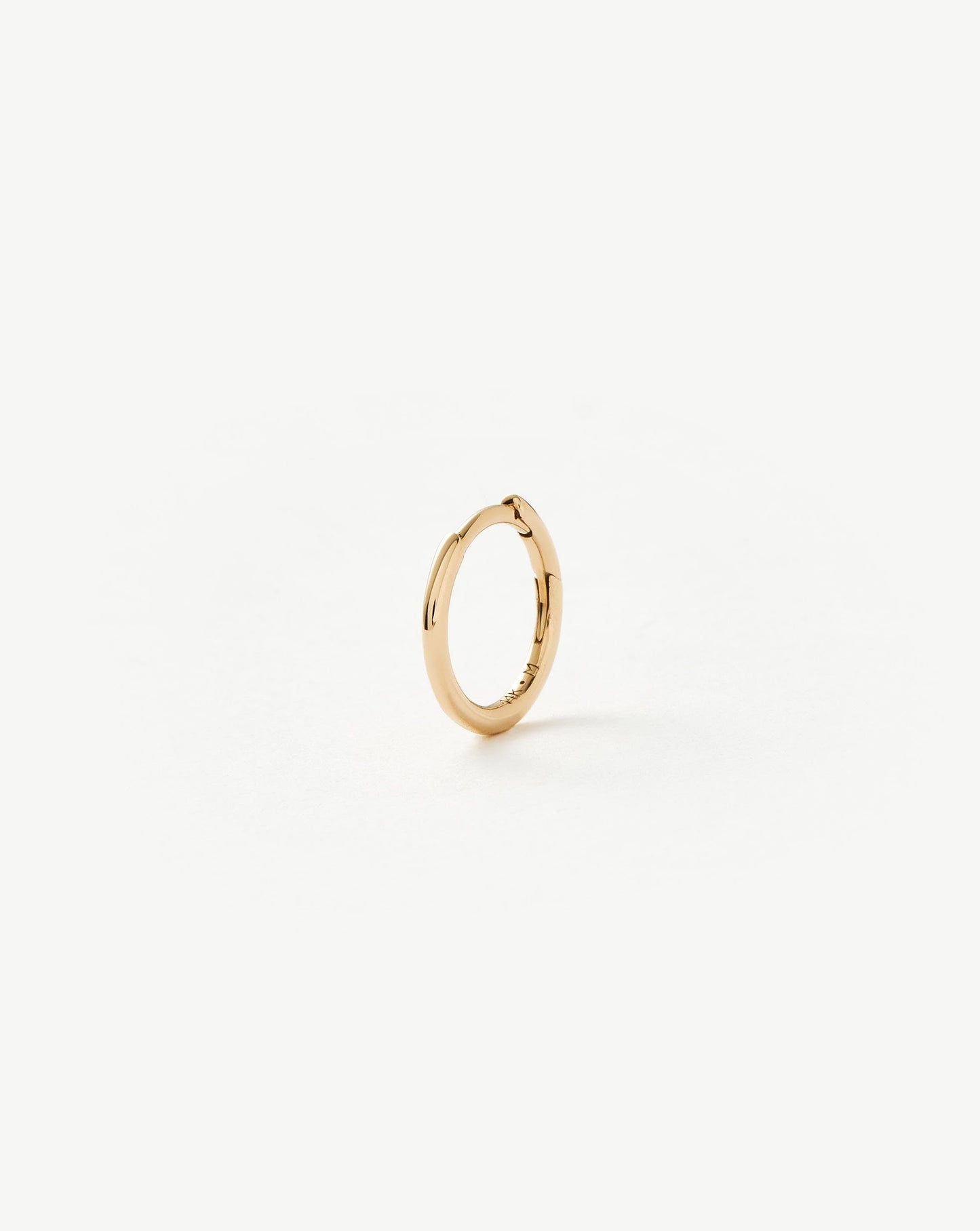Fine Classic Single Mini Hoop Earring