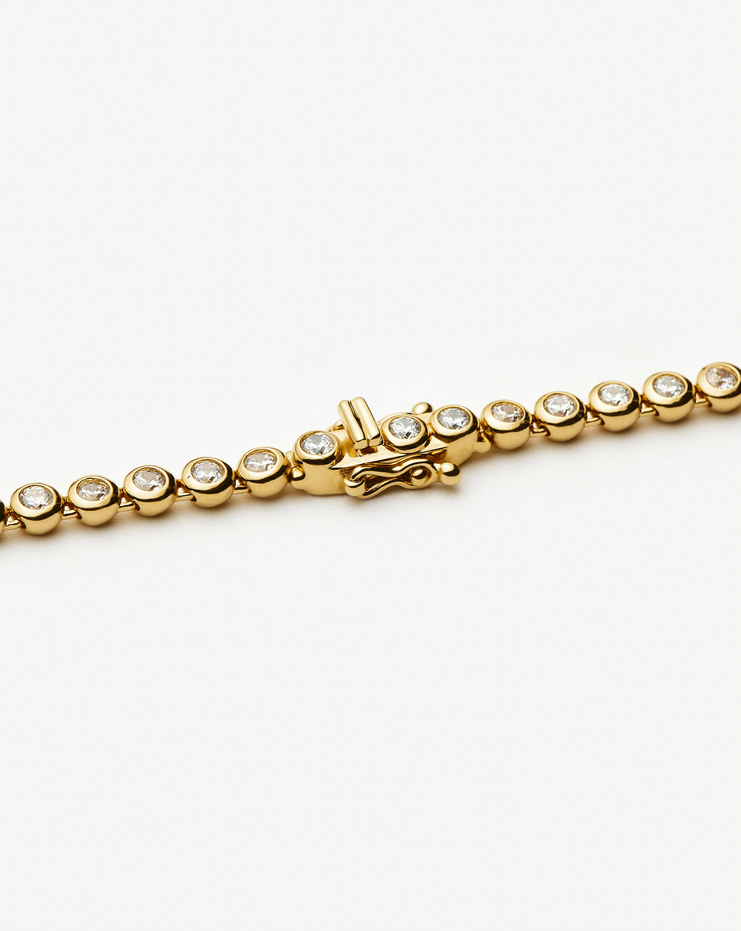 Fine Diamond Tennis Necklace | 14ct Solid White Gold Diamond