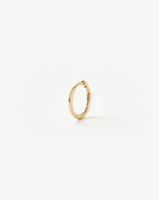 Fine Classic Single Mini Hoop Earring